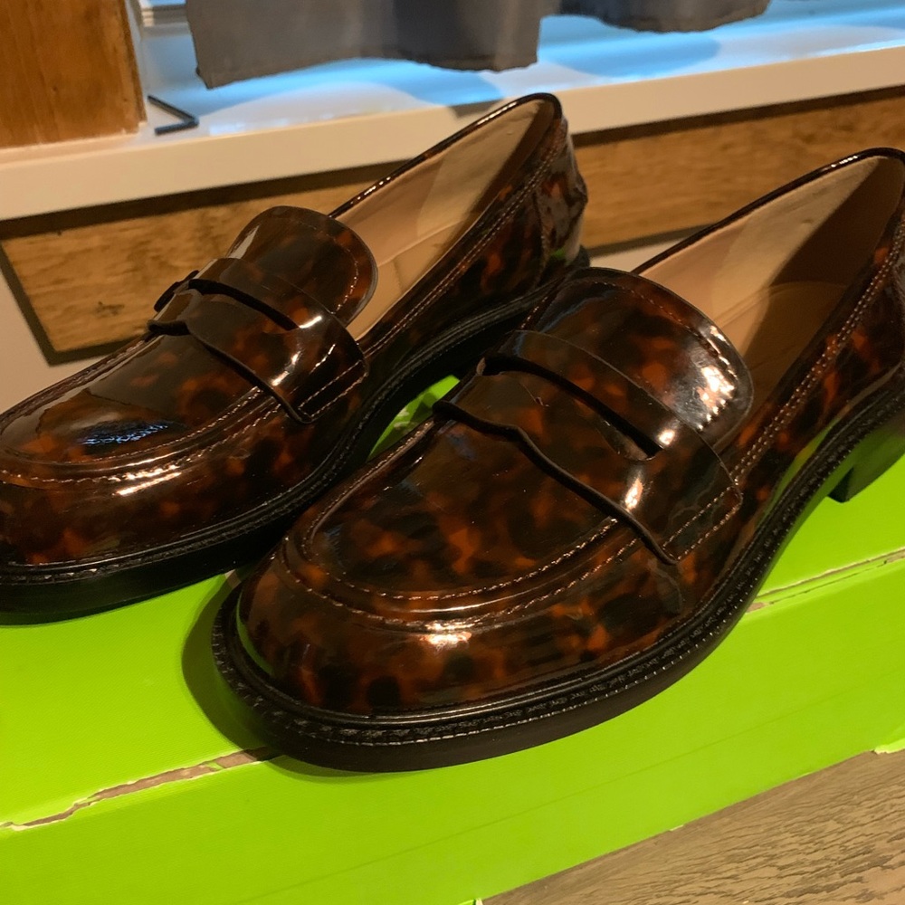 Sam Edelman Dark Brown Leather Loafers